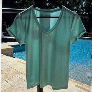 BCG Mint Green V-Neck Short Sleeve Tee
